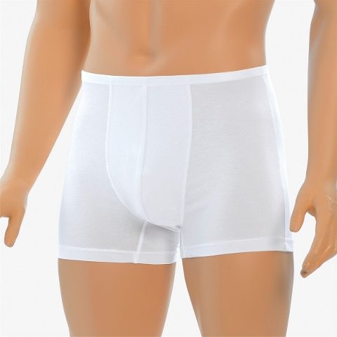 Pamuk Modal Esnek Bel Boxer Öts 2702 - Beyaz